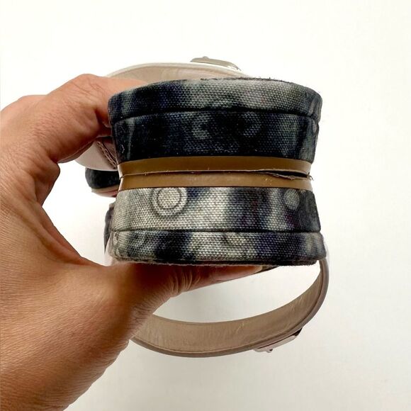 CHRISTIAN LOUBOUTIN  Choc Lock Flats  Pointy Toe Mules Jeans Punk EU41.5 US 11.5 - Picture 9 of 12